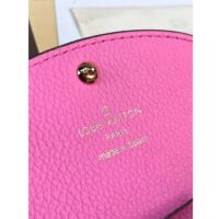 Louis Vuitton LV Unisex Rosalie Coin Purse Pink Monogram Empreinte Embossed Supple Grained Cowhide Leather (3)