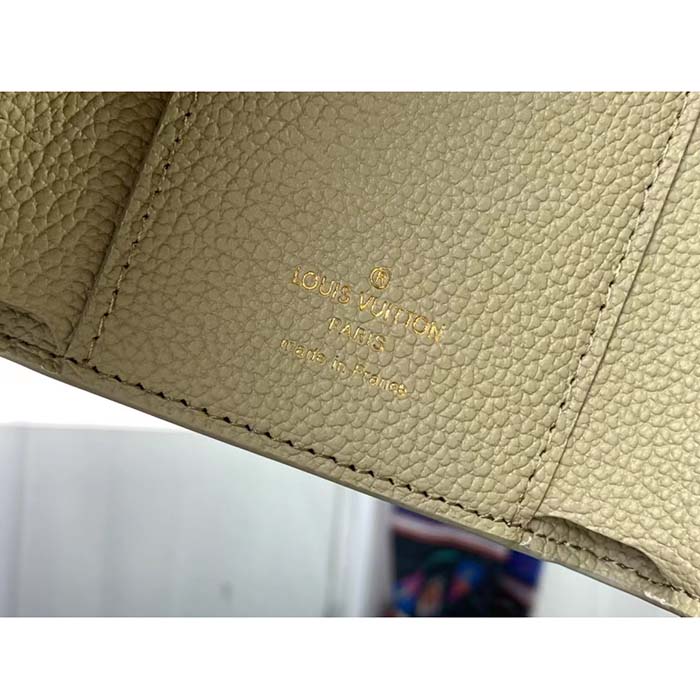 Louis Vuitton LV Unisex Victorine Wallet Cream Monogram Empreinte Embossed Supple Grained Cowhide Leather (1)