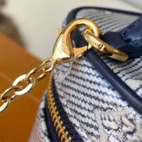 Louis Vuitton LV Women Micro Vanity Blue Monoglam Coated Canvas Microfiber Lining (3)