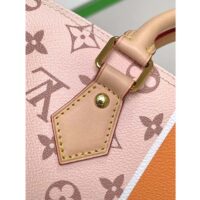 Louis Vuitton LV Women Speedy Bandoulière 25 Handbag Beige Ocher Monopaname Coated Canvas (2)