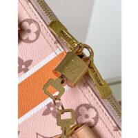 Louis Vuitton LV Women Speedy Bandoulière 25 Handbag Beige Ocher Monopaname Coated Canvas (2)