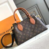 Louis Vuitton LV Women Vendôme MM Black Cowhide Leather Monogram Coated Canvas (10)