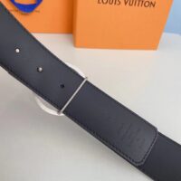 Louis Vuitton Unisex LV Circle 40 MM Reversible Belt Monogram Eclipse Canvas Calf Leather (6)