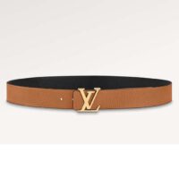 Louis Vuitton Unisex LV Initiales 40 MM Reversible Belt Taurillon Calf Leather Signature Buckle (9)