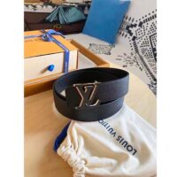 Louis Vuitton Unisex LV Optic 40 MM Reversible Belt Black Calf Leather Initiales Buckle (2)