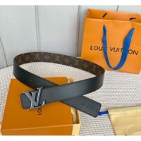 Louis Vuitton Unisex LV Optic 40 MM Reversible Belt MNG Macassar Coated Canvas Leather (1)