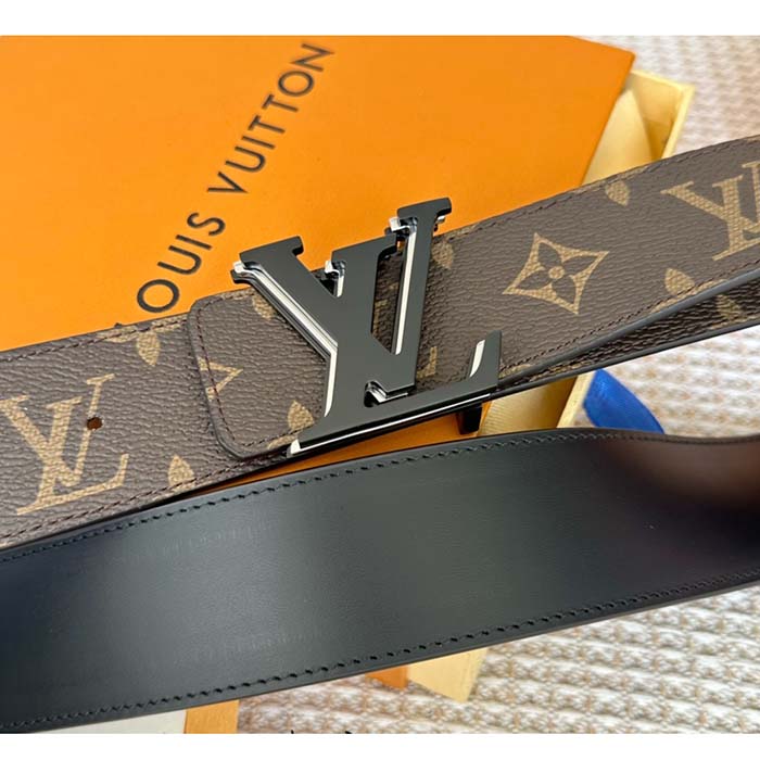Louis Vuitton Unisex LV Optic 40 MM Reversible Belt MNG Macassar Coated Canvas Leather (3)