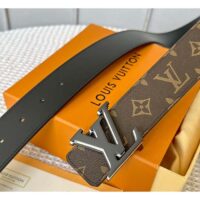 Louis Vuitton Unisex LV Optic 40 MM Reversible Belt MNG Macassar Coated Canvas Leather (1)