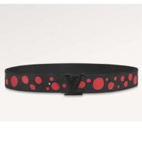 Louis Vuitton Unisex LV x YK LV Initiales 40mm Reversible Belt Painted Dots Monogram Embossed Taurillon Leather (4)