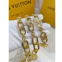 Louis Vuitton Women My LV Chain Belt Adjustable Metal Gold-Color Finish Monogram Flowers (4)