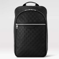 Louis Vuitton LV Unisex Michael Backpack Nv2 Black Damier Infini Onyx Cowhide Leather (2)