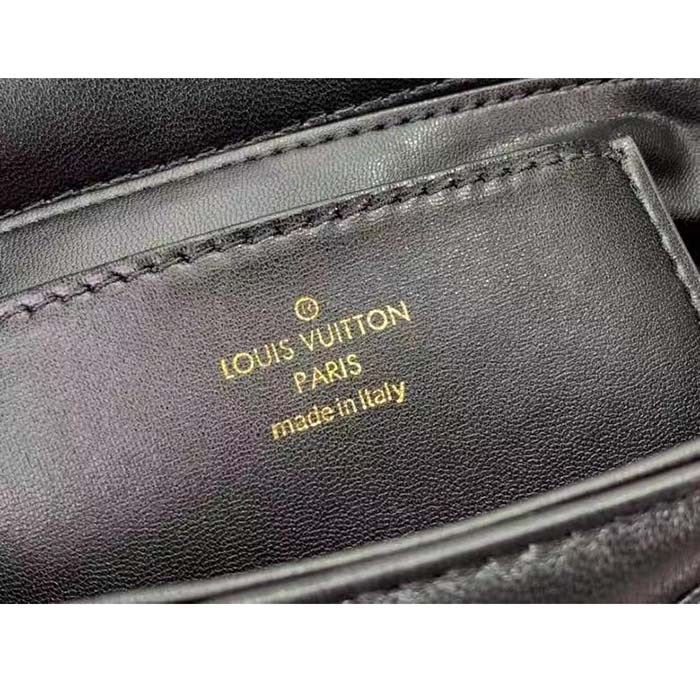 Louis Vuitton LV Women GO-14 MM Black Lamb Leather Cowhide Leather (12)