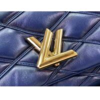 Louis Vuitton LV Women GO-14 MM Navy Blue Lamb Leather Cowhide Leather (1)