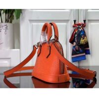 Louis Vuitton LV Women Nano Alma Handbag Minnesota Orange Epi Grained Cowhide Leather (3)