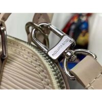 Louis Vuitton LV Women Nano Alma Handbag Quartz White Epi Grained Cowhide Leather (10)