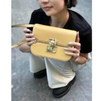 Louis Vuitton Women LV Orsay MM Handbag Yellow Cowhide Leather Flap Closure N-Lock (3)