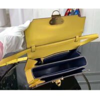 Louis Vuitton Women LV Orsay MM Handbag Yellow Cowhide Leather Flap Closure N-Lock (3)