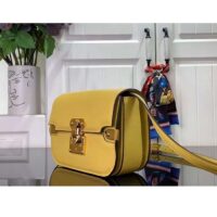 Louis Vuitton Women LV Orsay MM Handbag Yellow Cowhide Leather Flap Closure N-Lock (3)