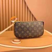 Louis Vuitton Women Pochette Accessoires Natural Cowhide Leather Trimmings Zipper Closure (10)