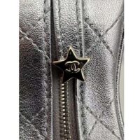 Chanel Women CC Star Handbag Metallic Lambskin Gold-Tone Metal Silver (3)