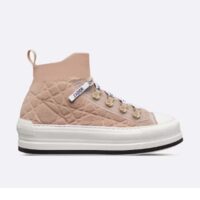 Dior CD Unisex Walk’N’Dior Platform Sneaker Nude Macrocannage Technical Mesh (10)