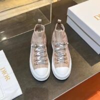 Dior CD Unisex Walk’N’Dior Platform Sneaker Nude Macrocannage Technical Mesh (10)