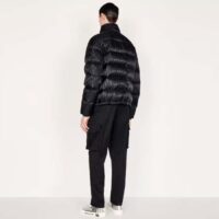 Dior Men CD Dior Oblique Down Jacket Black Technical Jacquard (6)