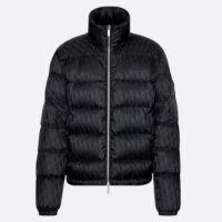 Dior Men CD Dior Oblique Down Jacket Black Technical Jacquard (6)