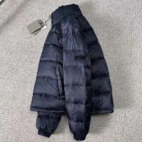 Dior Men CD Dior Oblique Down Jacket Navy Blue Technical Jacquard (1)