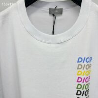 Dior Men CD Relaxed-Fit T-Shirt White Slub Organic Cotton Jersey (8)