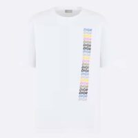 Dior Men CD Relaxed-Fit T-Shirt White Slub Organic Cotton Jersey (8)