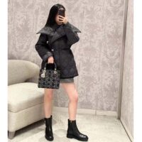 Dior Women CD 30 Montaigne Ankle Boot Black Calfskin Leather (1)