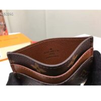 Louis Vuitton LV Unisex Double Card Holder Radiant Sun Monogram Macassar Coated Canvas (1)