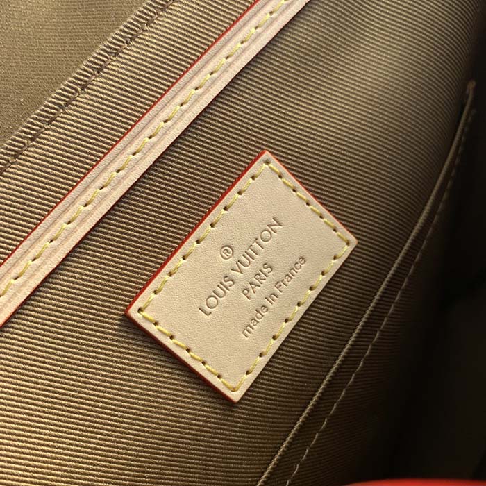 Louis Vuitton LV Unisex Excursion PM Brown Monogram Coated Canvas Natural Cowhide Leather (7)