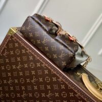 Louis Vuitton LV Unisex Excursion PM Brown Monogram Coated Canvas Natural Cowhide Leather (4)