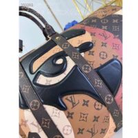 Louis Vuitton LV Unisex Keepall Bandoulière 45 Brown Monogram Coated Canvas Cowhide Leather (11)