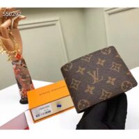 Louis Vuitton LV Unisex Multiple Wallet Coated Canvas Cowhide Leather Canvas Lining (4)