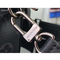 Louis Vuitton LV Unisex Nano Porte Documents Voyage Monogram Eclipse Coated Canvas Cowhide Leather (10)