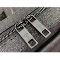 Louis Vuitton LV Unisex Pilot Briefcase Black Cowhide Leather Textile Lining (8)