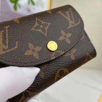 Louis Vuitton LV Unisex Rosalie Coin Purse Rose Ballerine Pink Monogram Coated Canvas Grained Cowhide Leather (4)