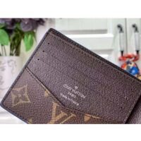 Louis Vuitton LV Unisex Slender Wallet Atlantic Blue Monogram Monogram Coated Canvas (6)