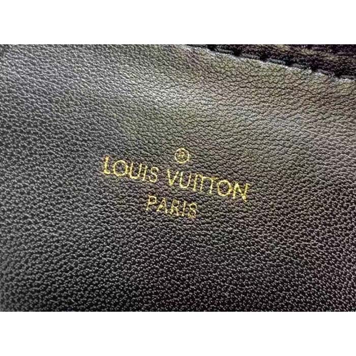 Louis Vuitton LV Women Alma BB Handbag Dark Green Lamb Cowhide Leather (4)