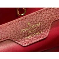 Louis Vuitton LV Women Capucines BB Handbag Griotte Red Arizona Taurillon Cowhide Leather (6)