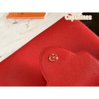 Louis Vuitton LV Women Capucines BB Handbag Scarlet Red Taurillon Cowhide Leather (11)