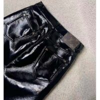 Louis Vuitton LV Women LV NIGHT Crinkled Vinyl Midi Skirt Polyester Black (2)