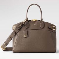 Louis Vuitton LV Women Lock It MM Earth Taurillon Leather Smooth Calfskin Calf Leather (2)