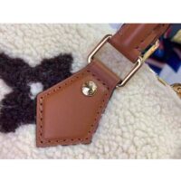 Louis Vuitton LV Women SKI Speedy Bandoulière 25 CreamBrown Shearling Cowhide-Leather (6)