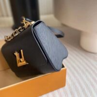 Louis Vuitton LV Women Twist MM Black Epi Grained Cowhide Leather (10)