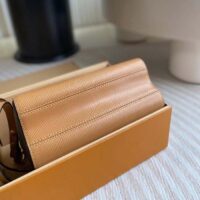 Louis Vuitton LV Women Twist MM Camel Light Brown Epi Grained Cowhide Leather (3)