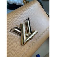 Louis Vuitton LV Women Twist MM Camel Light Brown Epi Grained Cowhide Leather (3)